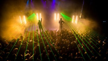 concert met laserstralen
