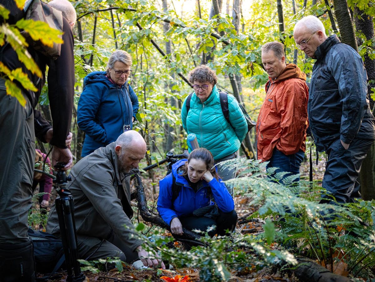 Foto van een eerdere workshop met Daan de Vos.
