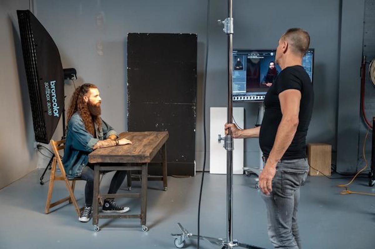 Door het instellicht kun je alvast zien hoe het licht zal ‘vallen’.